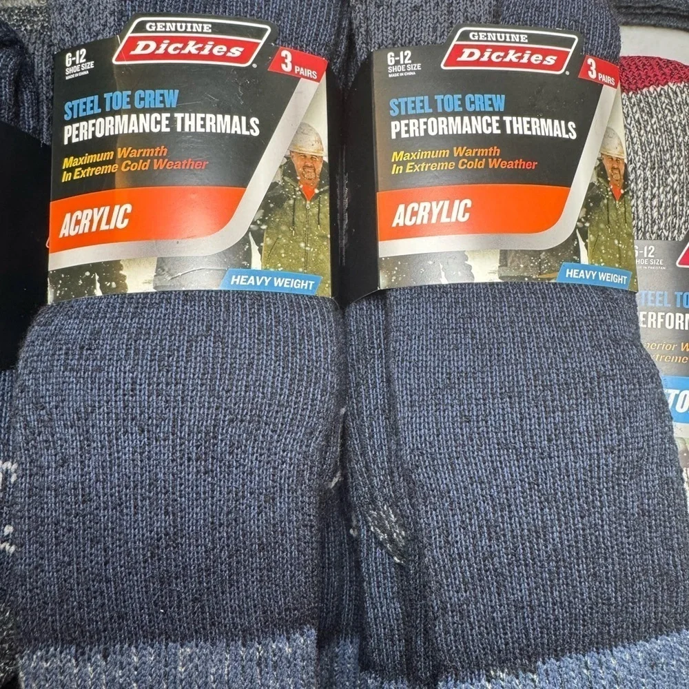 Dickies P3 Acrylic Thermal Crew Shoe Size 6-12